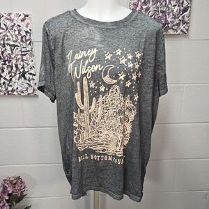 Lainey Wilson Gray Graphic Tee